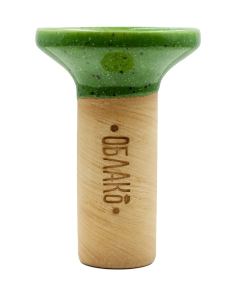 Чаша Облако Flow - Красный/Зеленый в точку