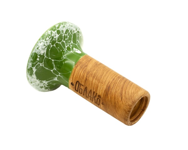 Чаша Облако Flow - Белый/Зелено-белый мрамор