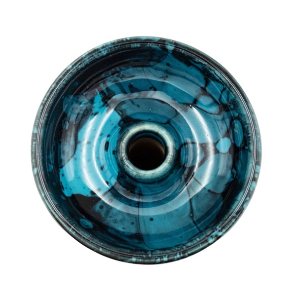 Чаша Облако Glaze Phunnel M - Голубой черный мрамор