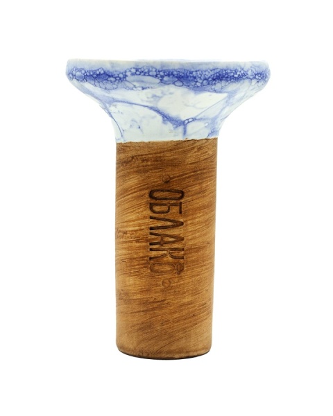 Чаша Облако Flow - Синий/Сине-белый мрамор