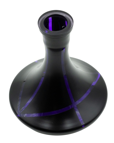 Колба Vessel Glass Крафт Полоски фиолетовые