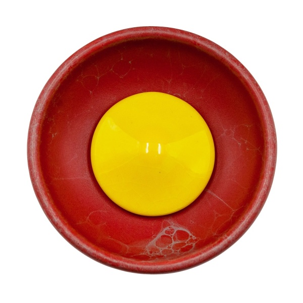 Чаша Облако Flow - Желтый/Красный-Серый мрамор