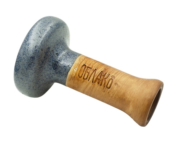 Чаша Облако Glaze Black - Серебро на синем