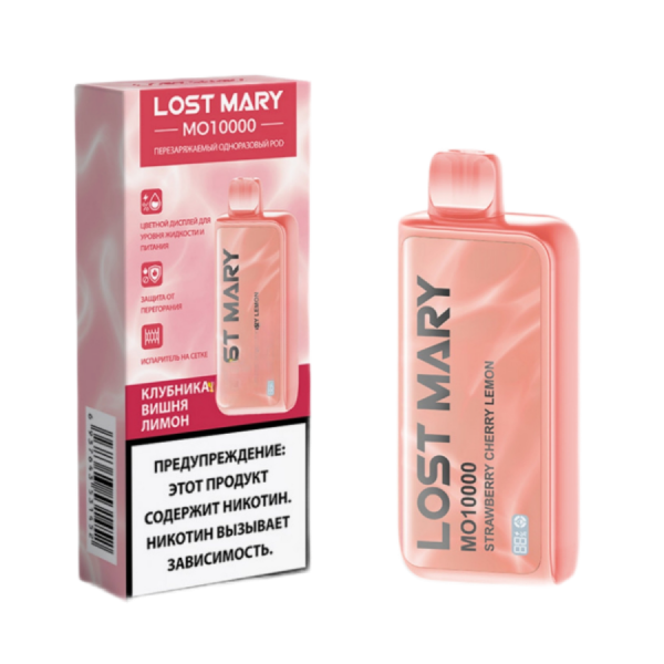 Lost Mary МО10000 Strawberry Cherry Lemon (Клубника вишня лимон) МТ