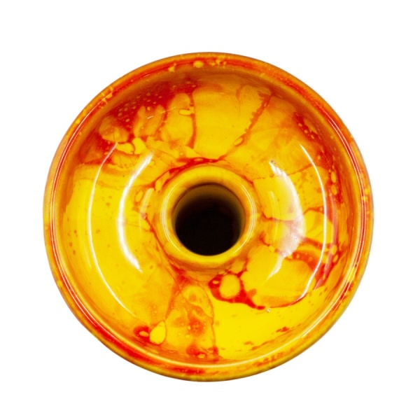 Чаша Облако Glaze Phunnel L - Желто-красный мрамор