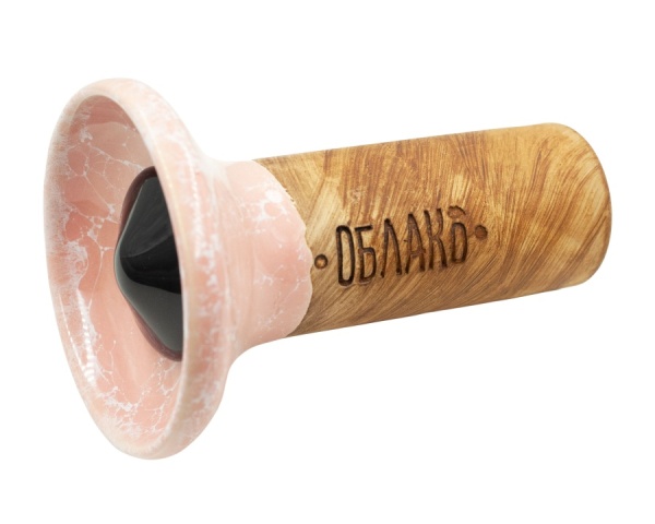 Чаша Облако Flow - Черный/Розово-белый мрамор