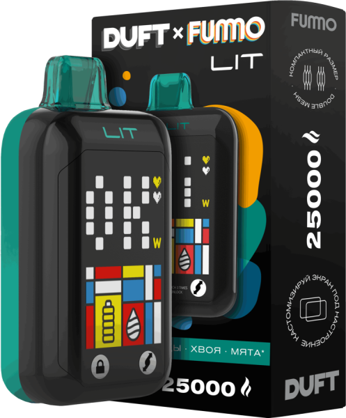DUFT x FUMMO LIT 25000 Лесные Ягоды Хвоя Мята