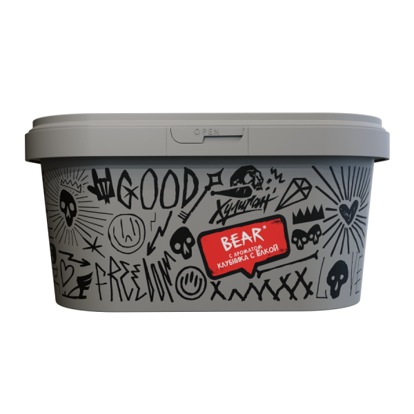 HLGN - BEAR (Клубника с елкой), 200 гр