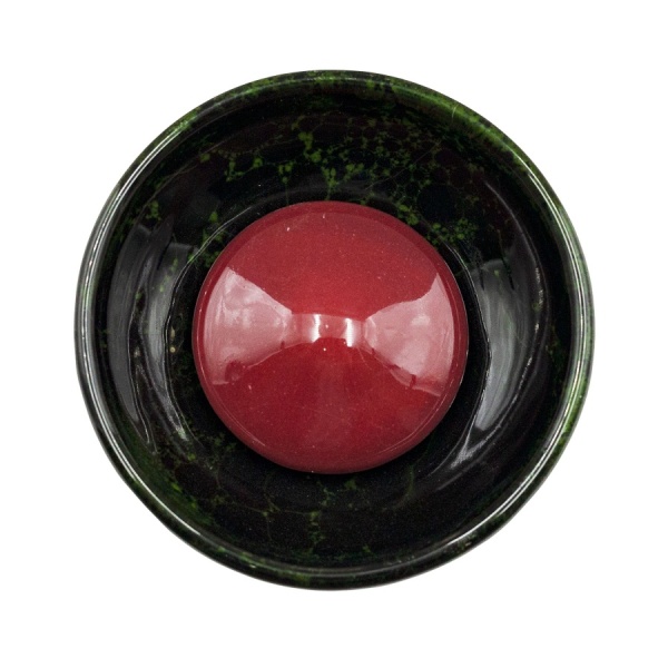 Чаша Облако Flow - Вишневый/Черно-салатовый мрамор