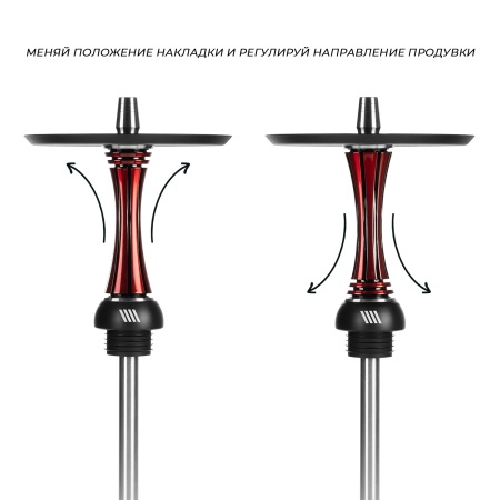 Alpha Hookah X Reverse Red Black