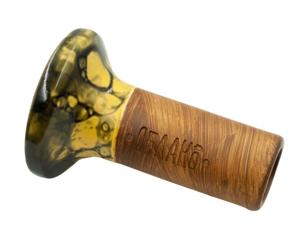 Чаша Облако Flow - Черный/Желтый матовый-черный мрамор