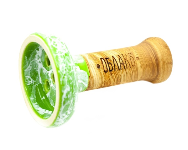 Чаша Облако Glaze Black - Салатовый мрамор