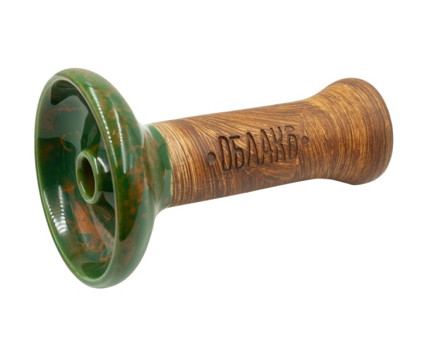 Чаша Облако Glaze Phunnel M - Темно-зеленый-оранжевый мрамор