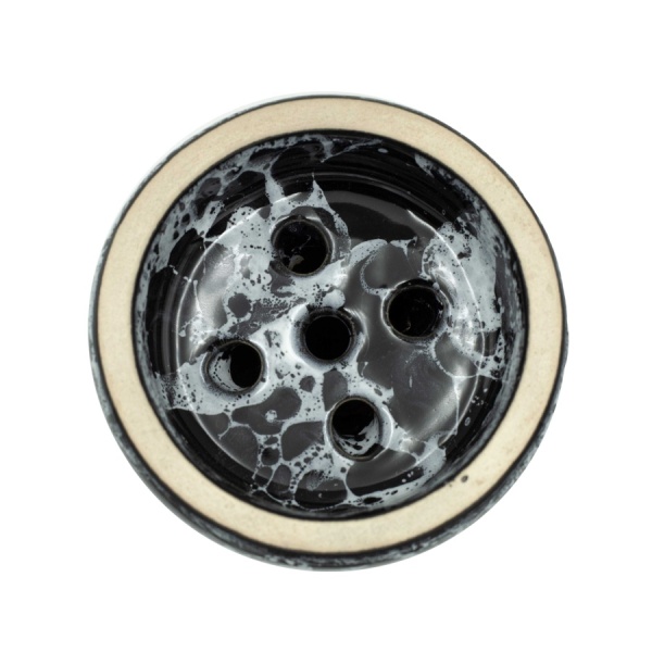 Чаша Облако Glaze Black - Чёрный мрамор