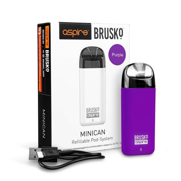 BRUSKO MINICAN 350 mAh Фиолетовый