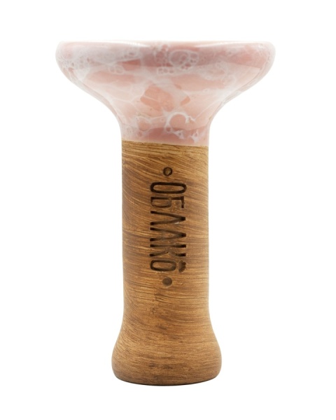 Чаша Облако Glaze Phunnel M - Розово-белый мрамор