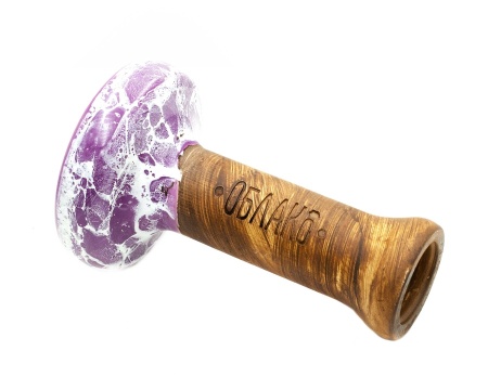 Чаша Облако Glaze Black - Фиолетовый мрамор