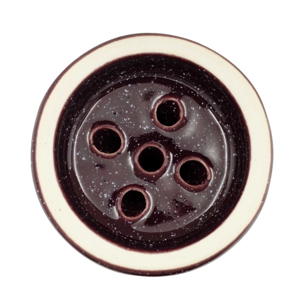 Чаша Облако Glaze Black - Фиолетовый в точку