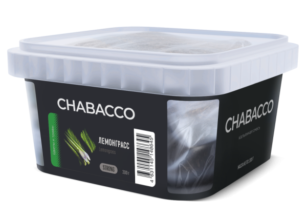 Chabacco Strong Lemongrass (Лемонграсс), 200 гр