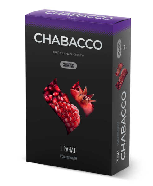 Chabacco Strong Pomegranate (Гранат), 50 гр