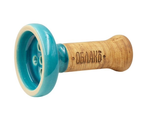 Чаша Облако Glaze Black - Голубая кракле