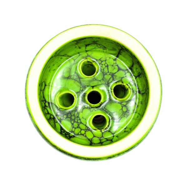 Чаша Облако Glaze Black - Салатово-черный мрамор