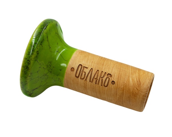 Чаша Облако Flow - Голубой/Зелено-черный мрамор