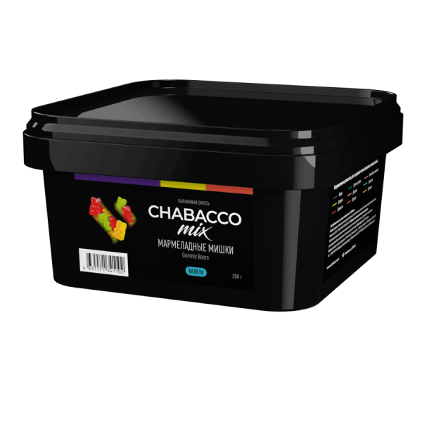 Chabacco Mix Gummy Bears (Мармеладные мишки), 200 гр
