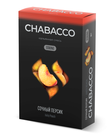 Chabacco Strong Juicy Peach (Сочный Персик), 50 гр