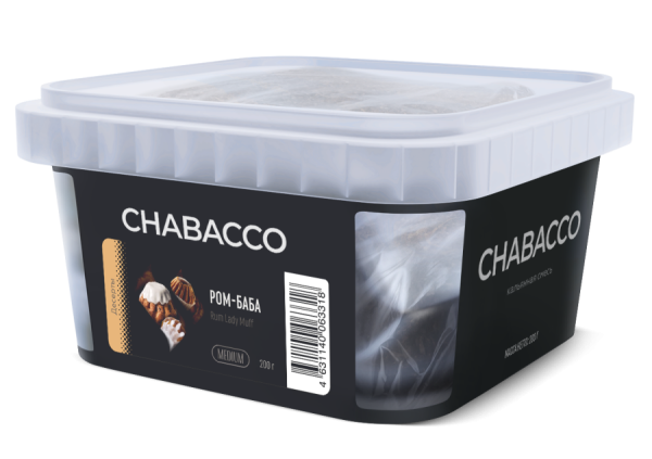 Chabacco Medium Rum Lady Muff (Ромовая баба), 200 гр