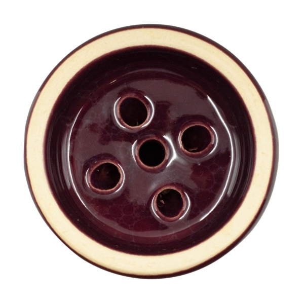 Чаша Облако Glaze Black - Бордово-серый мрамор