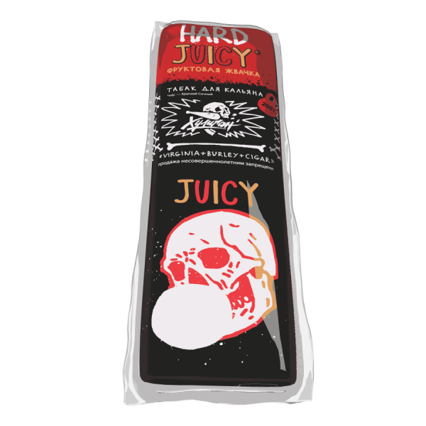 HLGN Hard - Juicy (Фруктовая жвачка), 200 гр