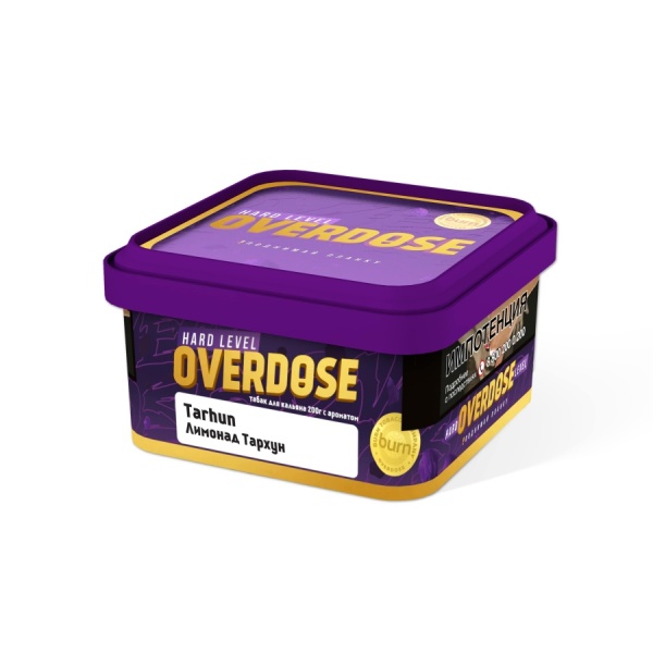 Overdose Tarhun (Лимонад тархун), 200 гр