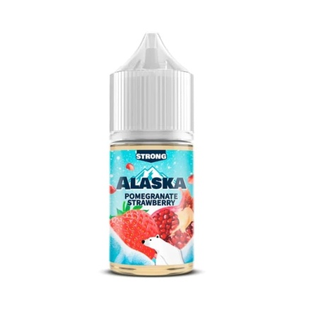 Alaska SALT STRONG Pomegranate Strawberry / Гранатовоклубничный охлажденный сок, 20 - 30мл