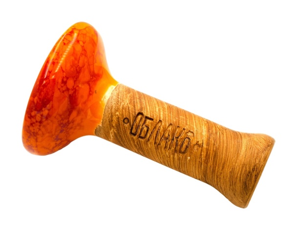 Чаша Облако Glaze Phunnel M - Оранжевый красный мрамор