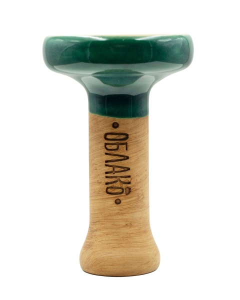 Чаша Облако Glaze Black - Зелёный неон (ель)