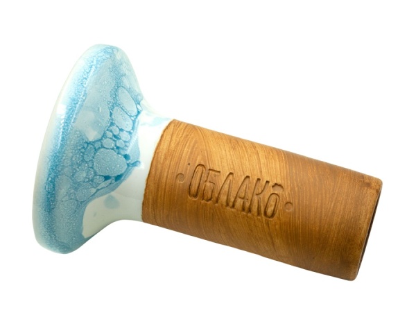 Чаша Облако Flow - Черный/Бело-голубой мрамор