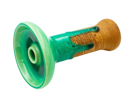 Чаша Облако Glaze Phunnel M - Зелёный кракле