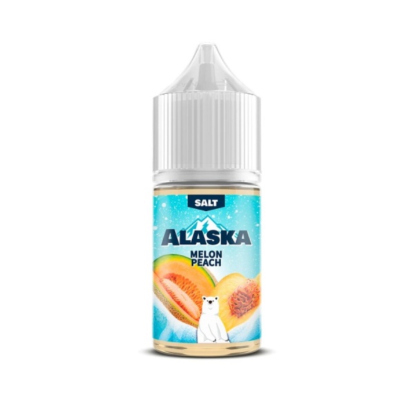 Alaska SALT Melon Peach / Охлажденный микс из дыни и персика, 20 - 30мл 