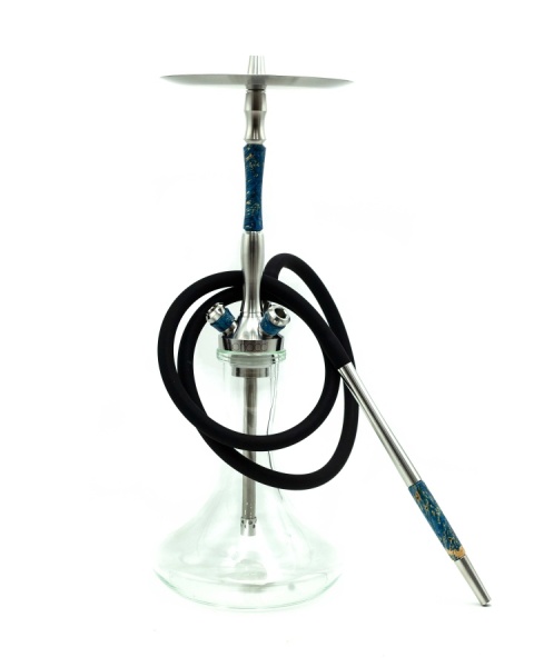 Кальян UNION Fibonacci Акрил, Голубой 2 (без колбы)