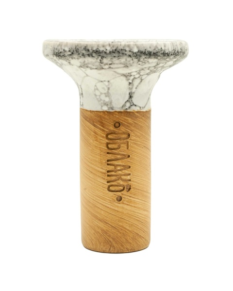 Чаша Облако Flow - Вишневый/Бело-черный мрамор