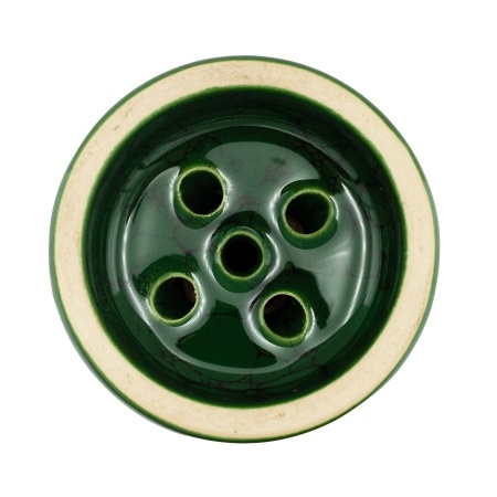 Чаша Облако Glaze Black - Зелёный черный мрамор