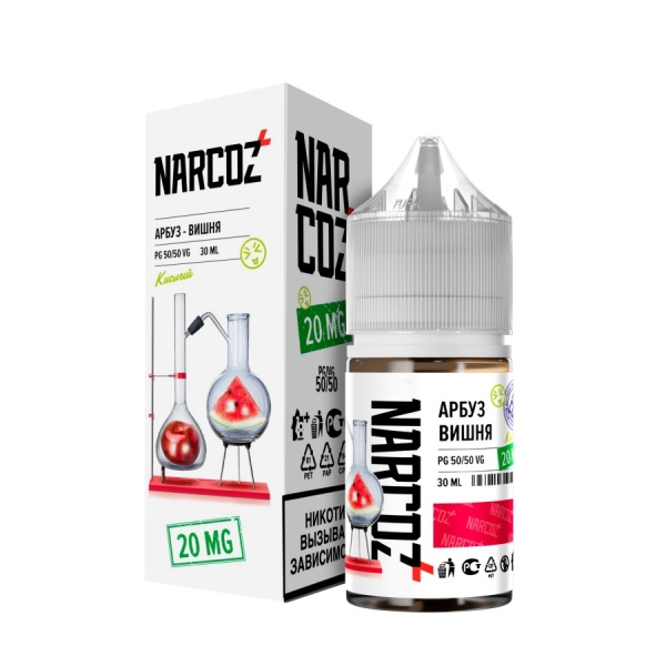 NARKOZ Salt 30мл, Арбуз Вишня Кислый
