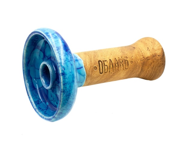 Чаша Облако Glaze Phunnel L - Сине-голубой мрамор 