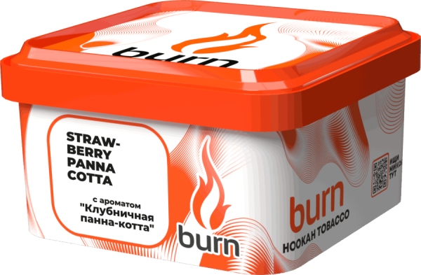 Burn Strawberry Panna-Cotta (Клубничная панна-котта), 200 гр