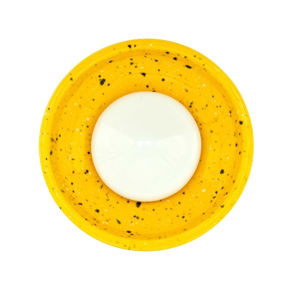 Чаша Облако Flow - Белый/Желтый в точку