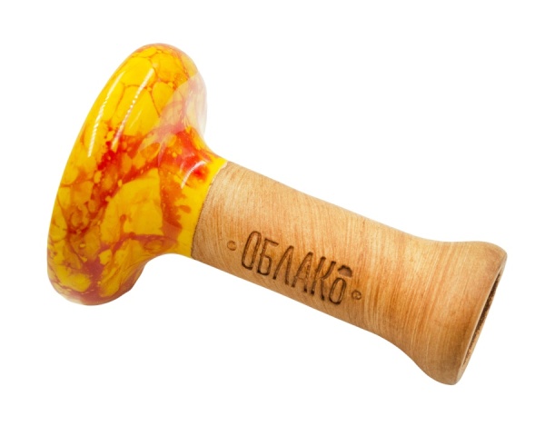 Чаша Облако Glaze Phunnel L - Желто-красный мрамор