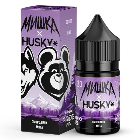 Жидкость МИШКА HUSKY 20мг Смородина-Мята 30 мл