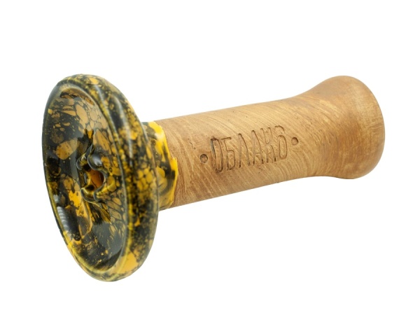 Чаша Облако Glaze Phunnel S - Желтый черный мрамор 