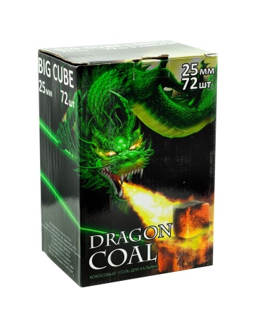 Уголь Dragon Coal 72 (25х25х25)